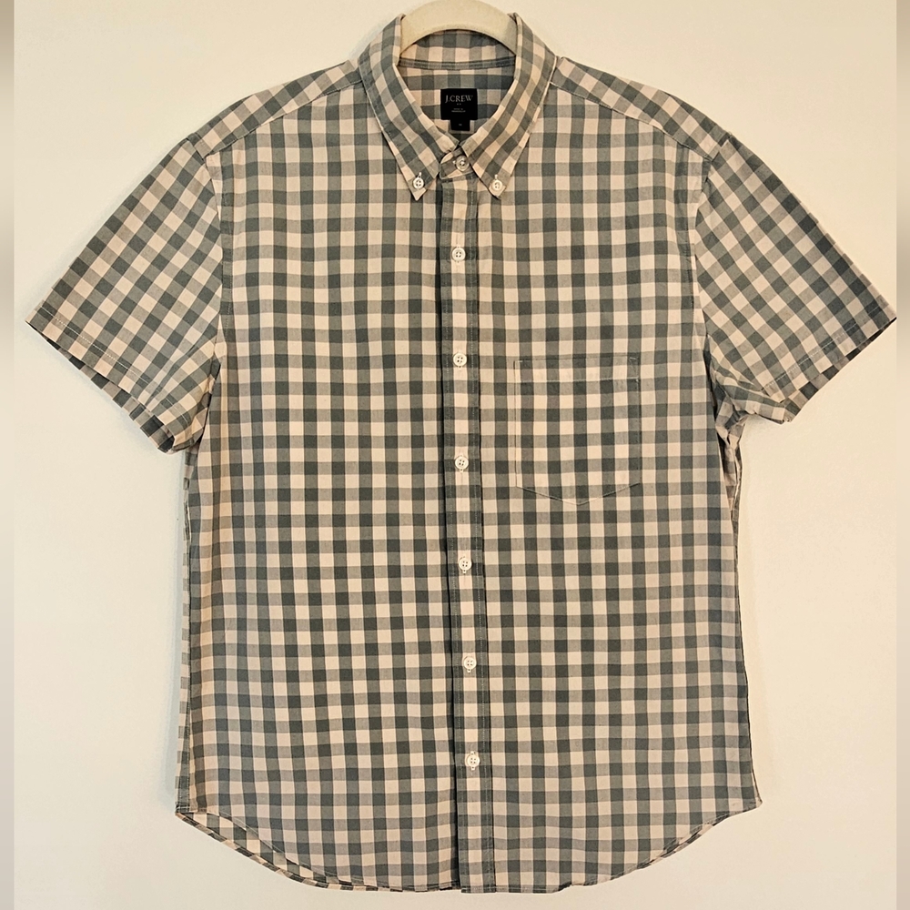J.CREW Men's Shirt Slim Fit Short Sleeve  Size M